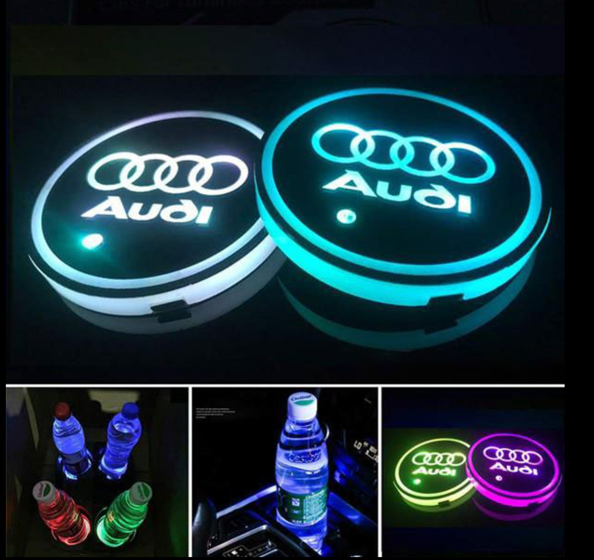 Discos de ambiente interior personalizados - Multi-cores (1 kit = 2 peças)